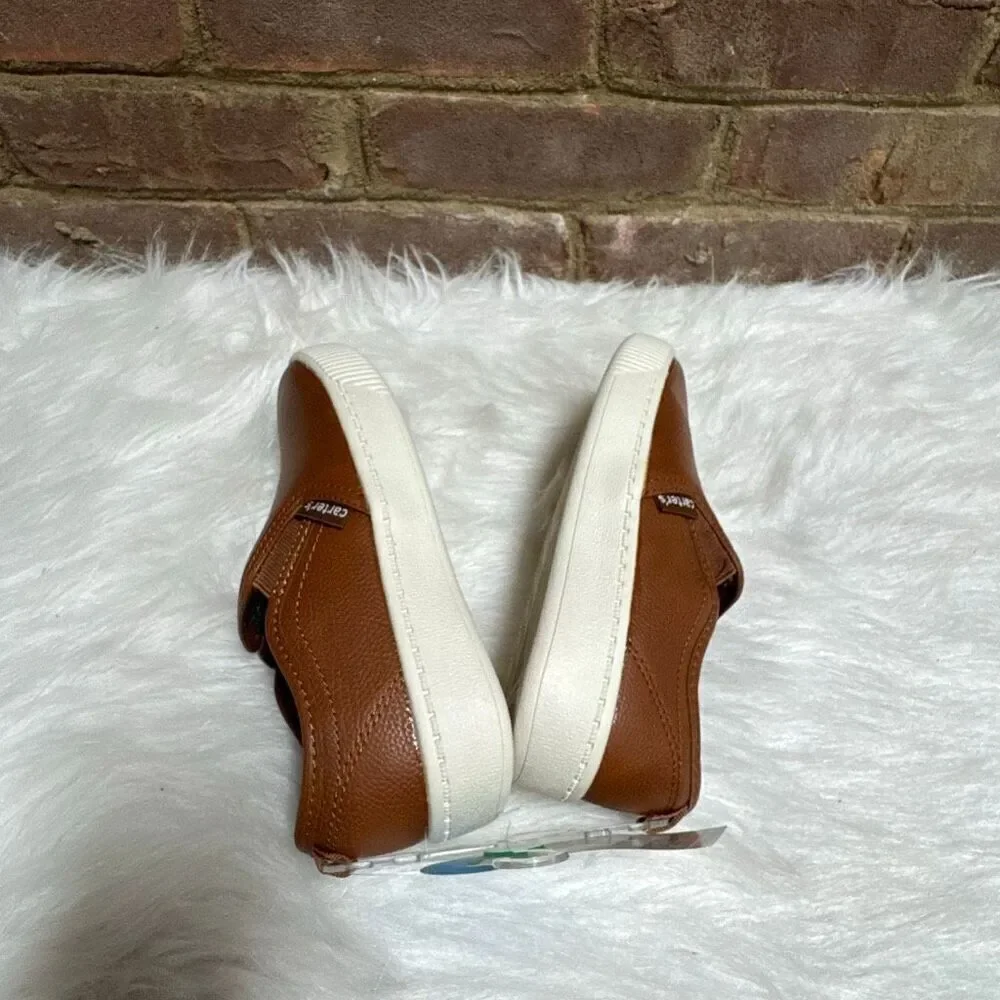 Carter’s Kids Brown Ricky Slip On Loafer Size 2 NEW